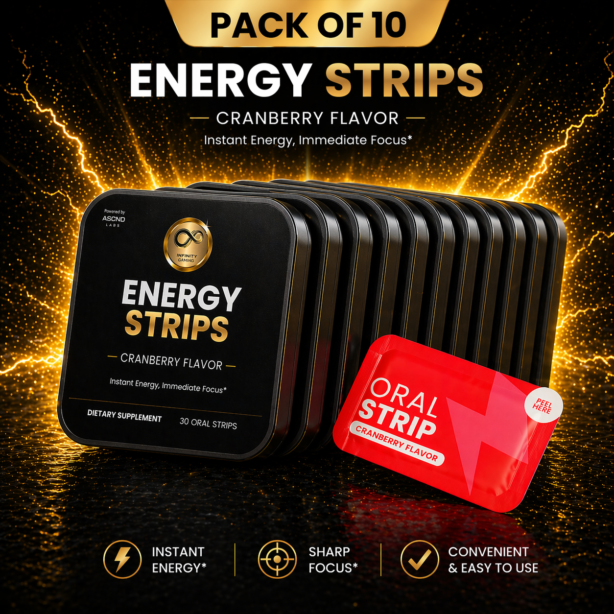 Energy Strips 10 Pack